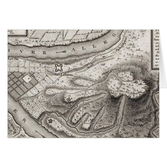 Plan der Stadt Pittsburg (Vorderseite (Horizontal))