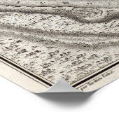 Plan der Stadt Pittsburg Poster (Ecke)