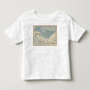 Plan der Stadt von Jeffersonville und von Nähe Kleinkind T-shirt