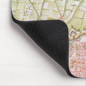 Plan der Stadt von La Rochelle, 1736 Mousepad (Ecke)