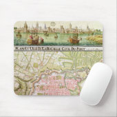 Plan der Stadt von La Rochelle, 1736 Mousepad (Mit Mouse)