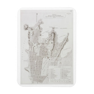 Plan der Stadt von Sydney, 'von der Reise Autour Magnet