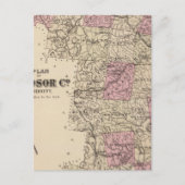 Plan der Windsor Company in Vermont Postkarte (Vorderseite)