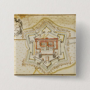 Plan der Zitadelle von Mailand Button