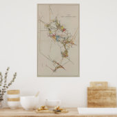 Plan des Bergwerks Almaden Poster (Küche)