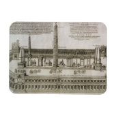 Plan des Circus Maximus, Rom, graviert durch Magnet (Horizontal)