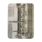 Plan des Circus Maximus, Rom, graviert durch Magnet (Vertikal)