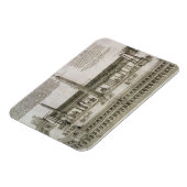 Plan des Circus Maximus, Rom, graviert durch Magnet (Linke Seite)