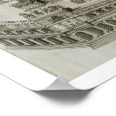 Plan des Circus Maximus, Rom, graviert durch Poster (Ecke)