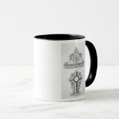 Plan des Dachs von St Peter Tasse (VorderseiteRechts)