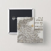 Plan des Fort of New Madrid Button (Vorne & Hinten)