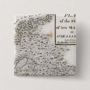 Plan des Fort of New Madrid Button
