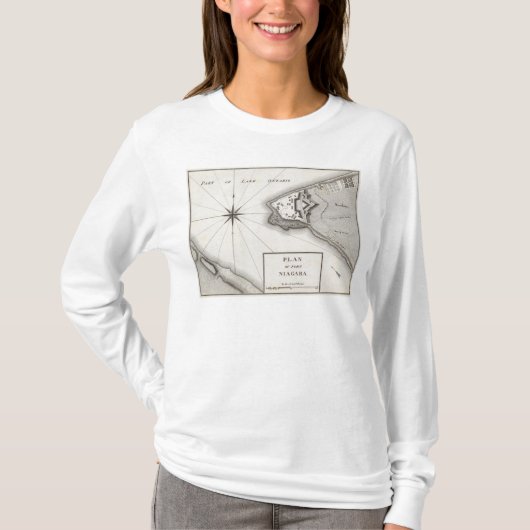 Plan des Forts Niagara T-Shirt (Vorderseite)