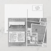 Plan des Hafen-Royal von Maternite Postkarte (Vorne/Hinten)