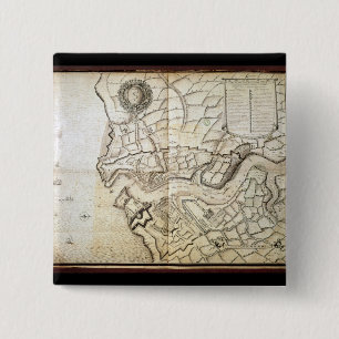 Plan des Hafens und des Arsenals von Brest, 1676 Button