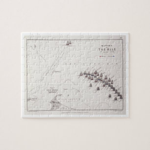 Plan des Kampfes des Nils am 1. August 1798 c Puzzle
