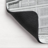 Plan des königlichen Gartens Mousepad (Ecke)