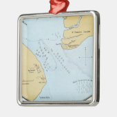 Plan des Marineangriffs und der Gefangennahme des Ornament Aus Metall (Links)