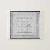 Plan des Tempels von Solomon, Jerusalem, von 'en Puzzle (Horizontal)