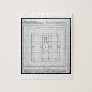 Plan des Tempels von Solomon, Jerusalem, von 'en Puzzle