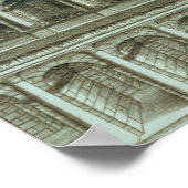 Plan des Theaters von Marcellus, Rom, 1558 (engr Poster (Ecke)