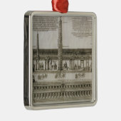 Plan des Zirkusses Maximus, Rom, graviert durch Ornament Aus Metall (Rechts)