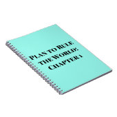 Plan, die Welt zu regieren: Kapitel 1 "Enten Ei Bl Notizblock (Rechte Seite)