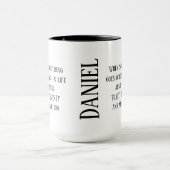 PLAN-DREHUNG Tasse mit Ihrem Namen (Zentrum)