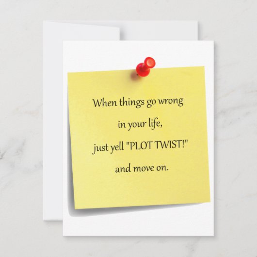 Plan-Drehungs-Post-Iteinladung Einladung (Vorderseite)