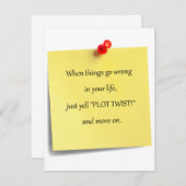 Plan-Drehungs-Post-Iteinladung Einladung (Vorne/Hinten)