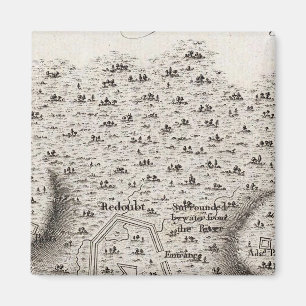 Plan eines alten Forts im Staat von Kentucky Magnet