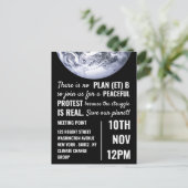 Plan (et) B, Einladung zum Klimagipfel Postkarte (Stehend Vorderseite)