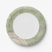 Plan Evansville, Vanderburgh Co Pappteller (Vorderseite)