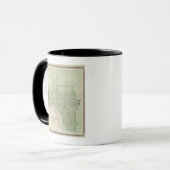 Plan Evansville, Vanderburgh Co Tasse (Vorderseite Links)