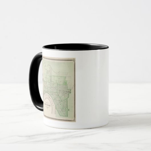 Plan Evansville, Vanderburgh Co Tasse (Vorderseite Links)