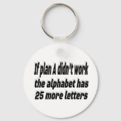 Plan funktionierte nicht Motivierend Kostenvoransc Schlüsselanhänger (Vorderseite)