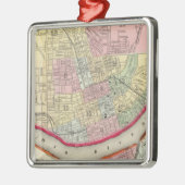 Plan für Cincinnati und Vicinity Ornament Aus Metall (Links)