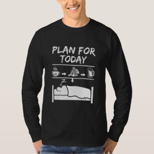 Plan für das Schweiß von Schweiß-Kaffeeschweiß T-Shirt