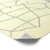 Plan für den Betrieb von Lucknow Poster (Ecke)