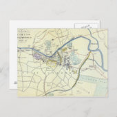 Plan für den Betrieb von Lucknow Postkarte (Vorne/Hinten)