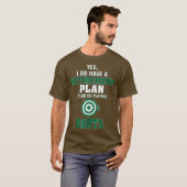 Plan für die Darlegung des Rentenplans T-Shirt (Vorne ganz)
