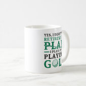 Plan für die Rückzahlung Golf Kaffeetasse (VorderseiteRechts)