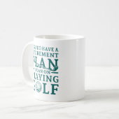 Plan für die Rückzahlung Golf Kaffeetasse (Vorderseite Links)