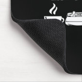 Plan für heute Kaffee Pontonboot Biertrinker  Mousepad (Ecke)