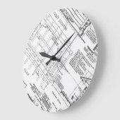 Plan für Mageres zu Große Wanduhr (Winkel)
