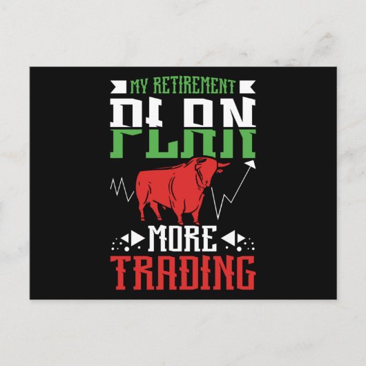 Plan für mehr Handel im Rentenbereich Postkarte (Vorderseite)