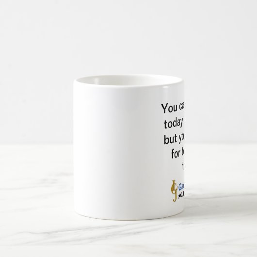 "Plan für morgen heute" Kaffee-Tasse Kaffeetasse (Mittel)