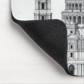 Plan für St Peter, Rom, 1539 Mousepad (Ecke)