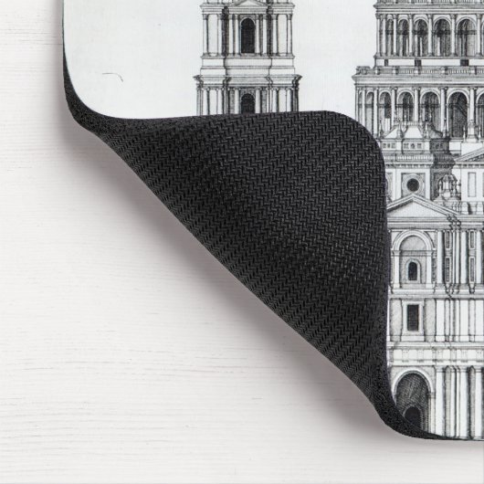 Plan für St Peter, Rom, 1539 Mousepad (Ecke)