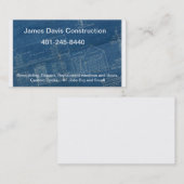 Plan-gestapelt, Bau James Davis, 4… Visitenkarte (Vorne/Hinten)